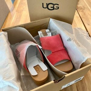 BRAND NEW PINK UGG Size 5.5 W Eirene